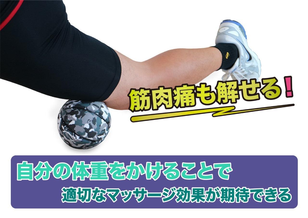 ヨガ トレーニングボール トリガーポイント 筋膜リリースやストレッチに 体の部位に当ててマッサージ コリほぐし対策